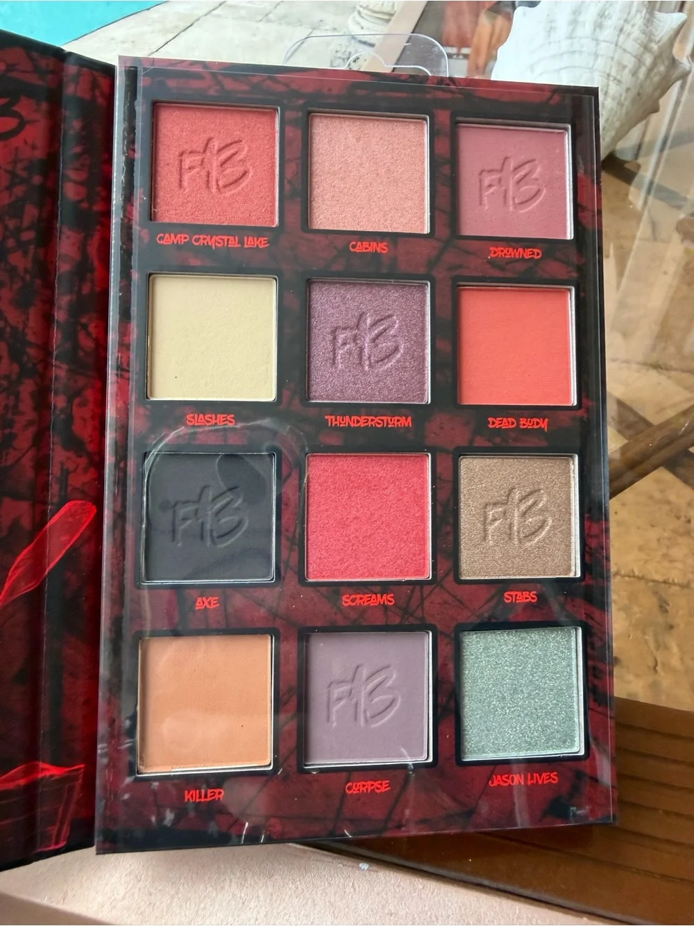 Friday the 13th Glow-In-The-Dark Eyeshadow Palette - 12 Shades